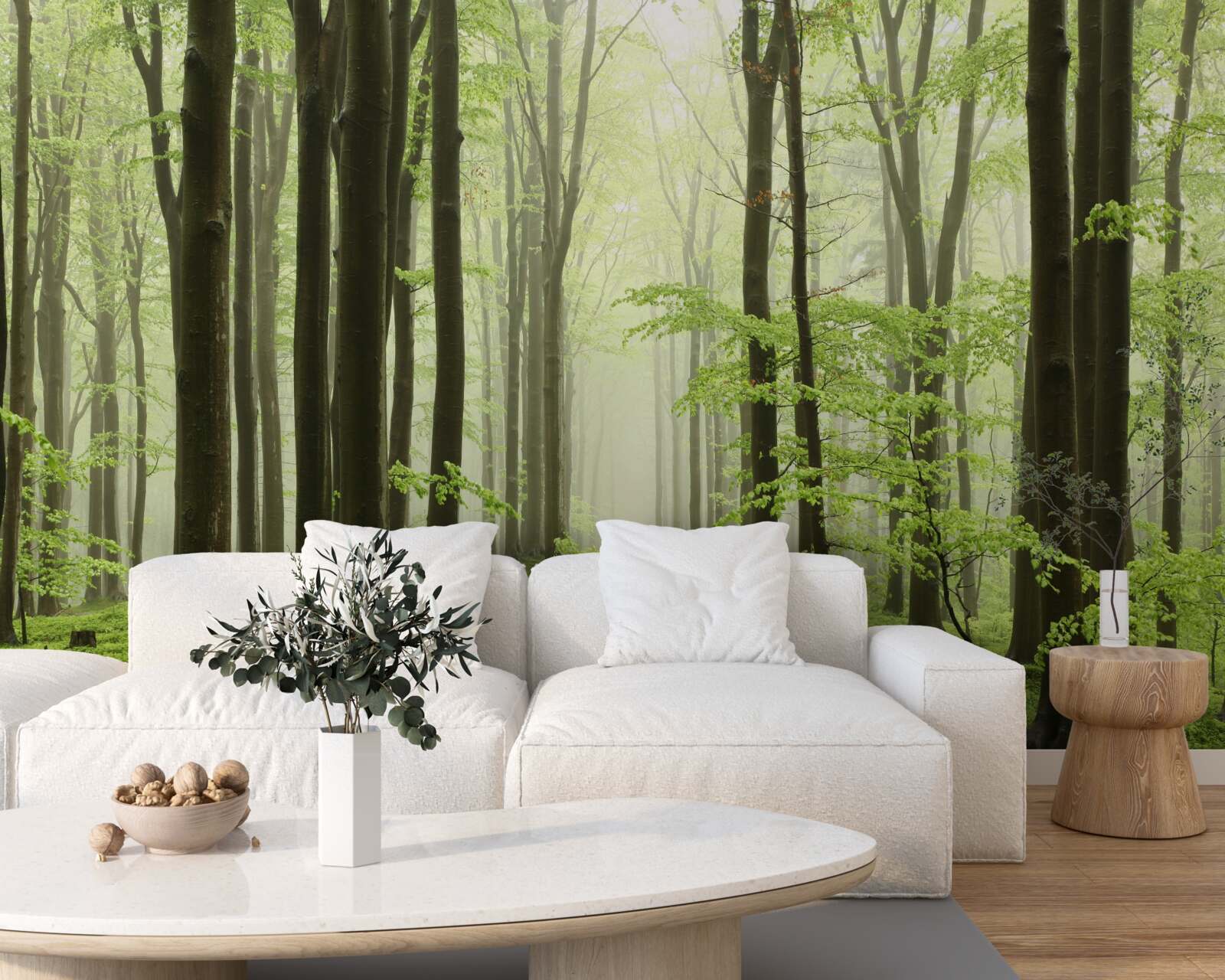 Fototapeta strmý v hustom lese