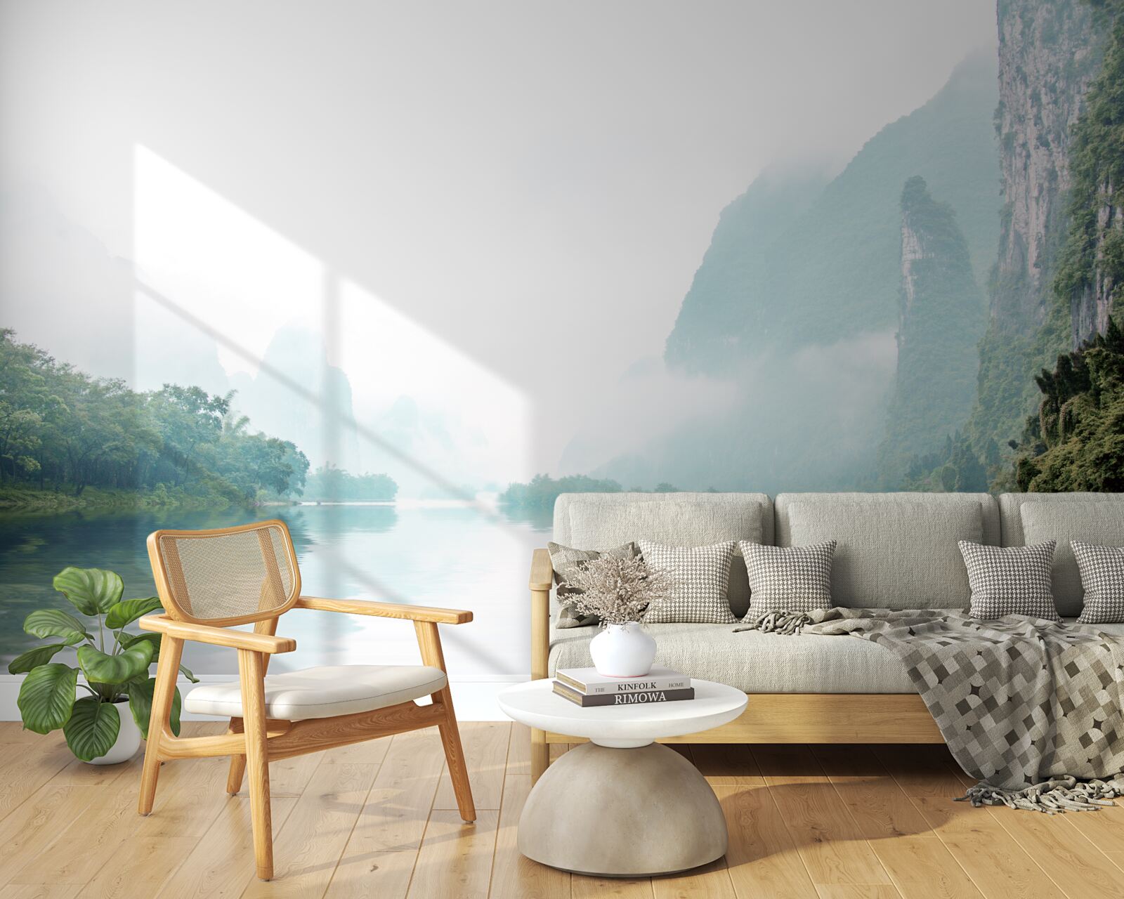 Fototapeta pôsobivá riečna krajina