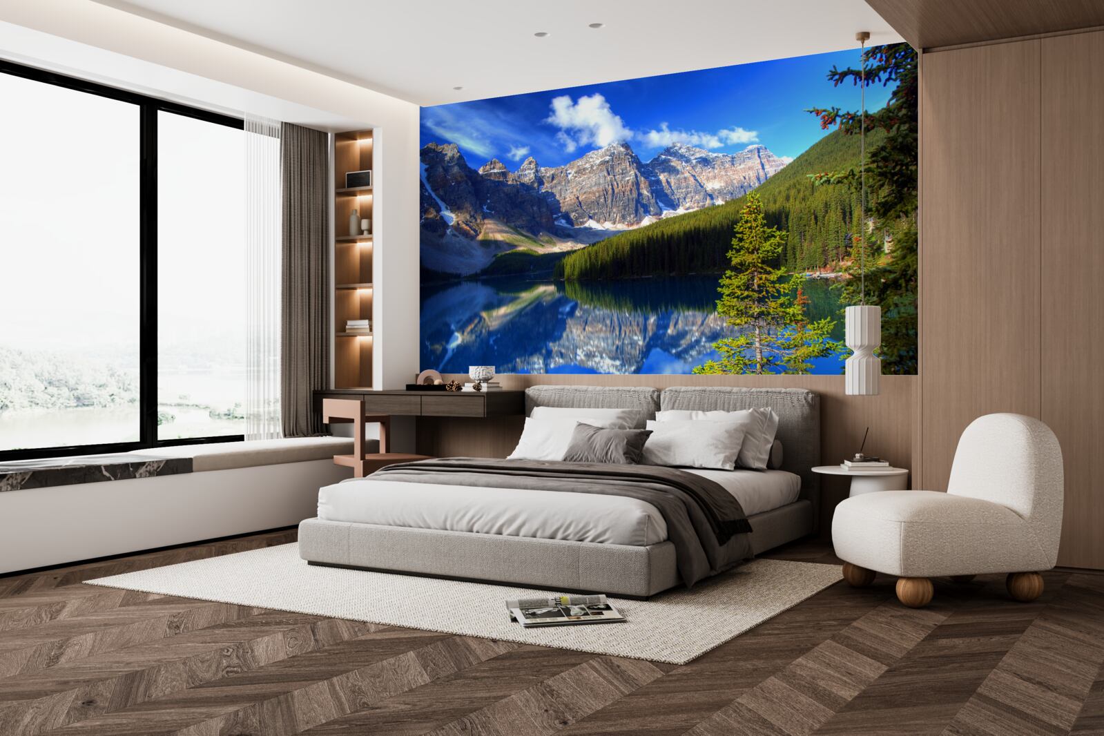 Fototapeta Lake Louise, ktoré sa nachádza v meste Banff