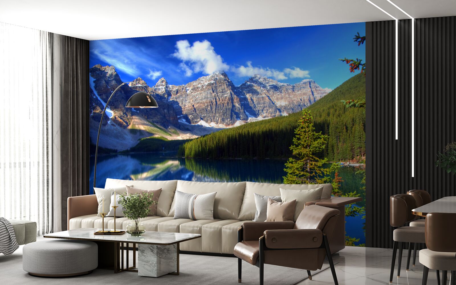 Fototapeta Lake Louise, ktoré sa nachádza v meste Banff