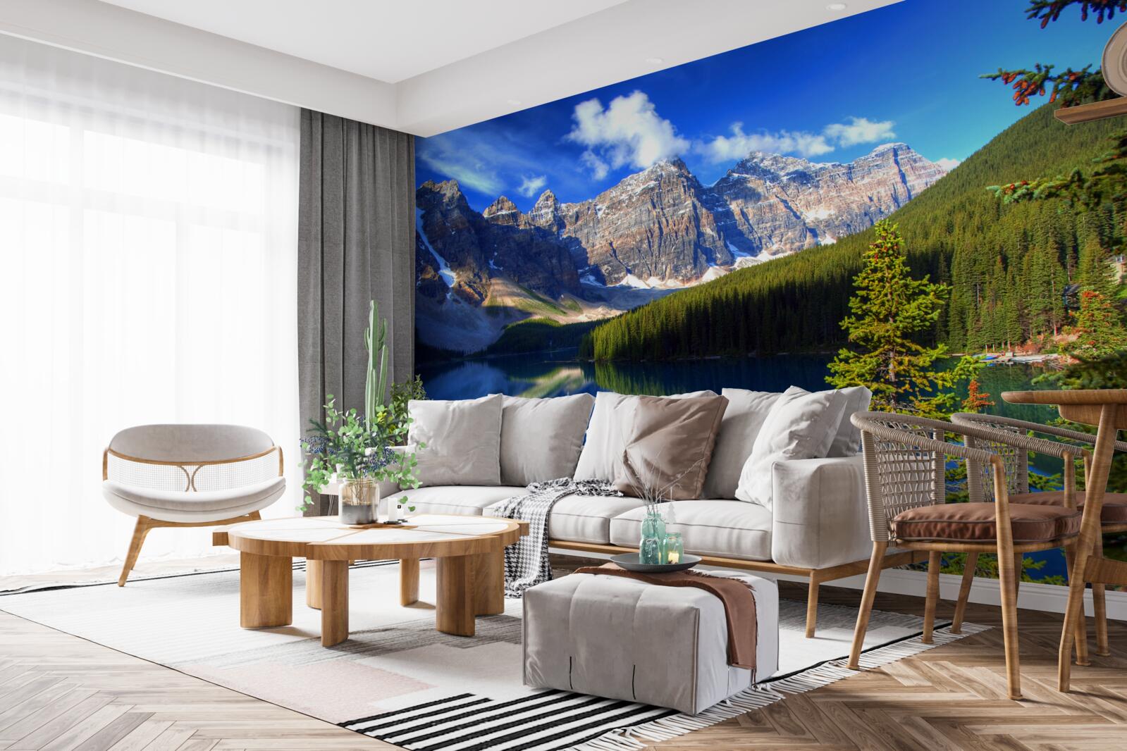 Fototapeta Lake Louise, ktoré sa nachádza v meste Banff