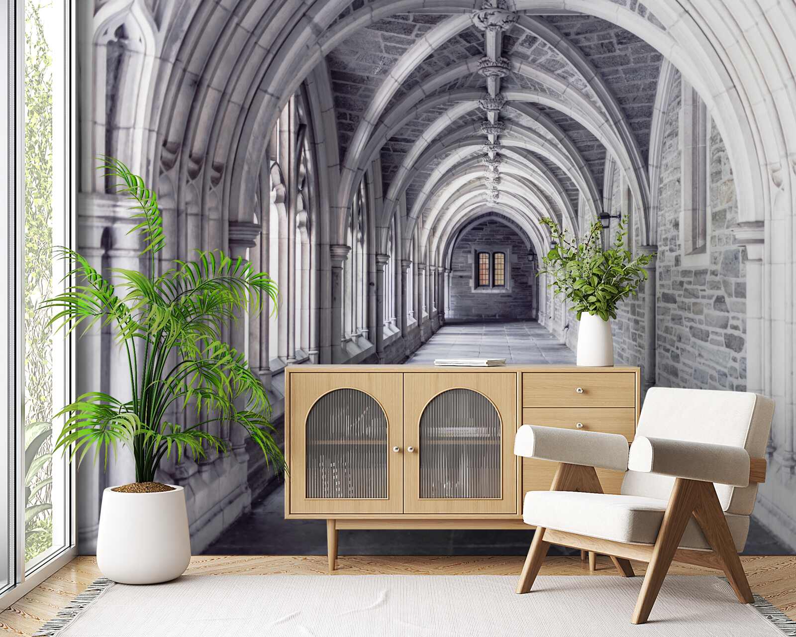 Fototapeta architektonické prvky pasáže