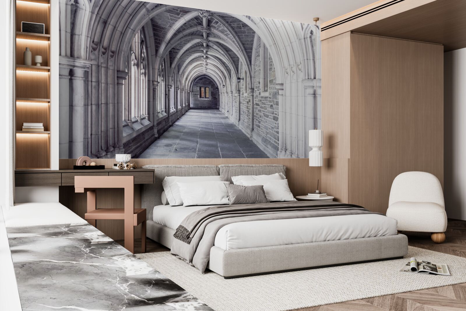 Fototapeta architektonické prvky pasáže