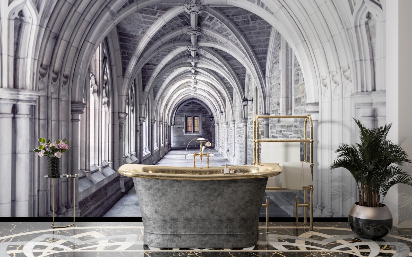 Fototapeta architektonické prvky pasáže