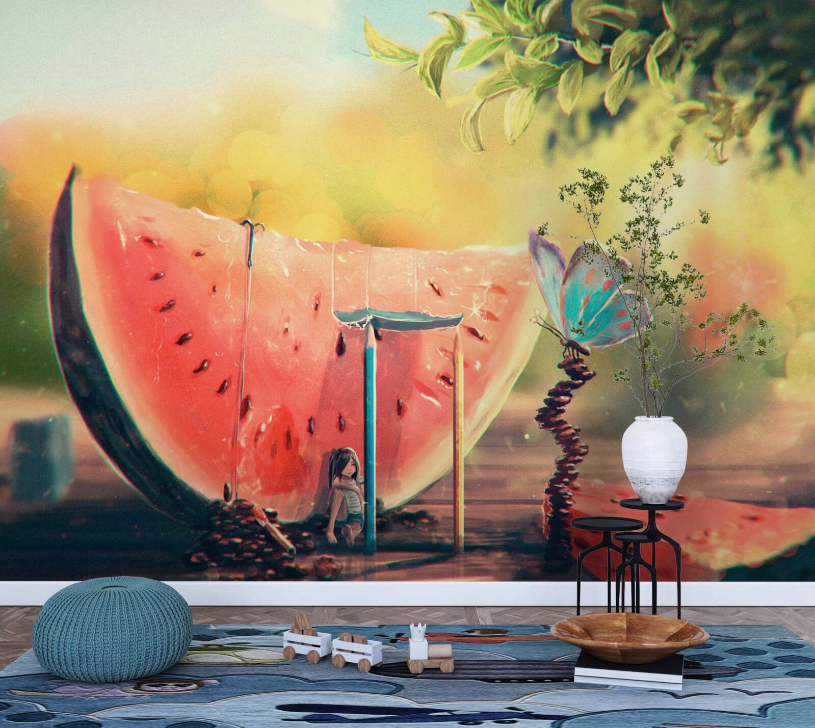 Fototapeta veľký kus sladkého melóna