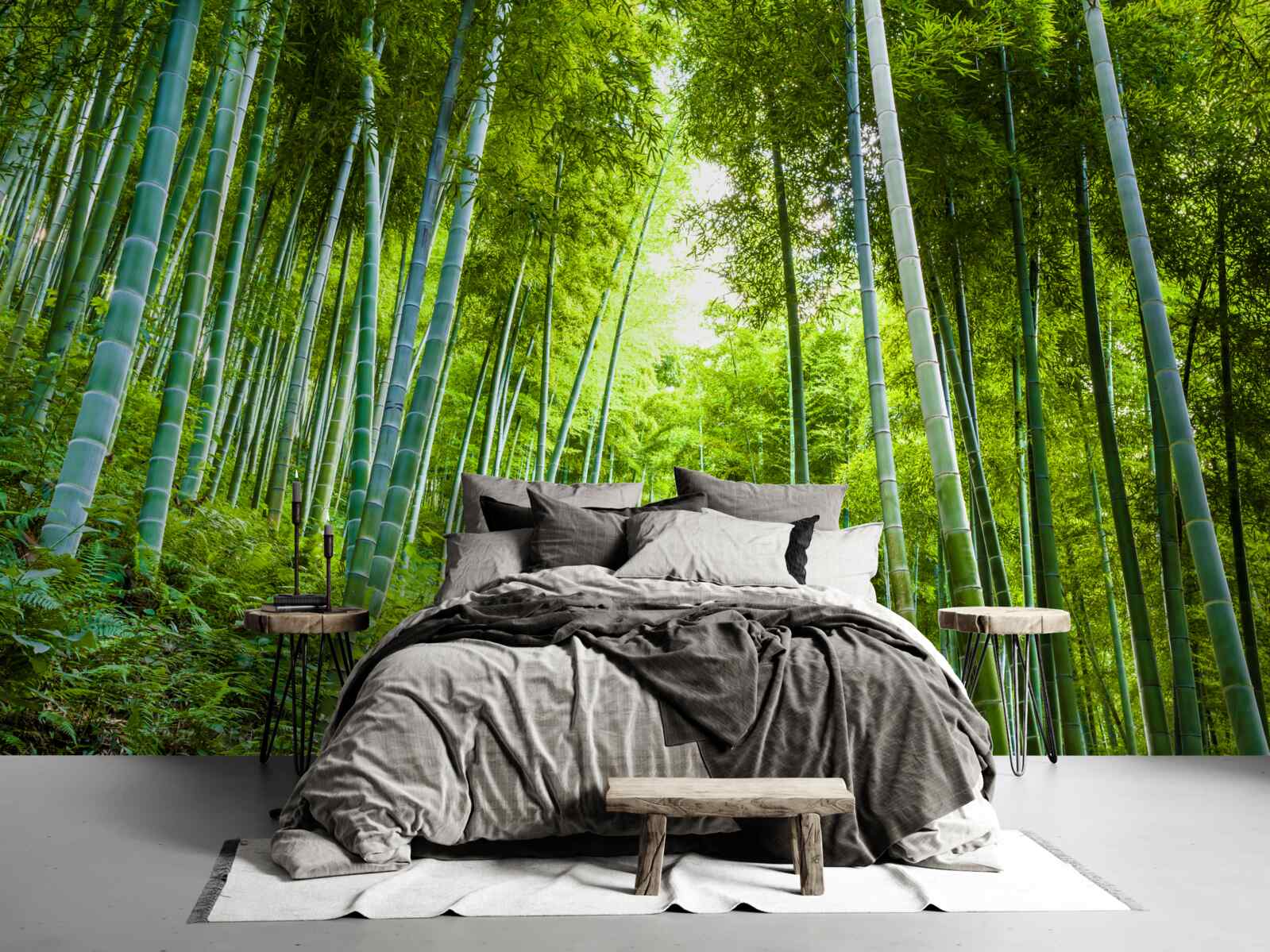 Fototapeta krasny bujny smaragdovy les