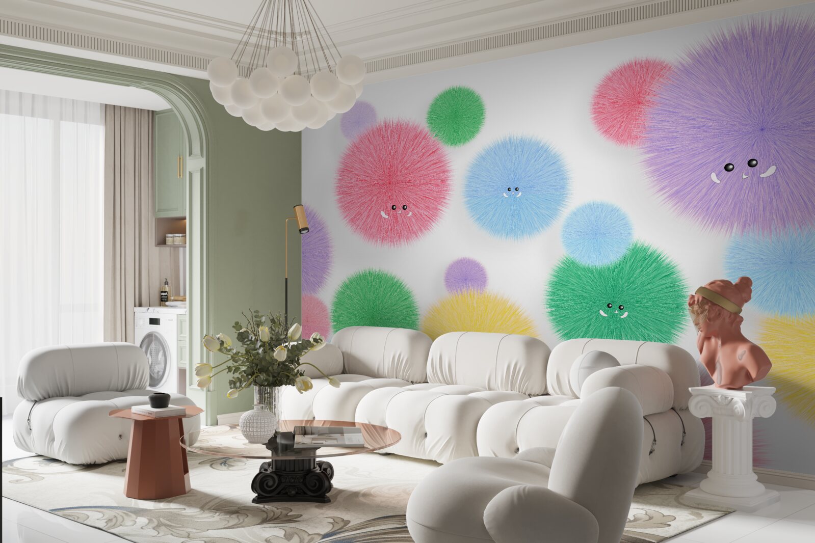 Fototapeta Mestá sú tvárami rôznych farností