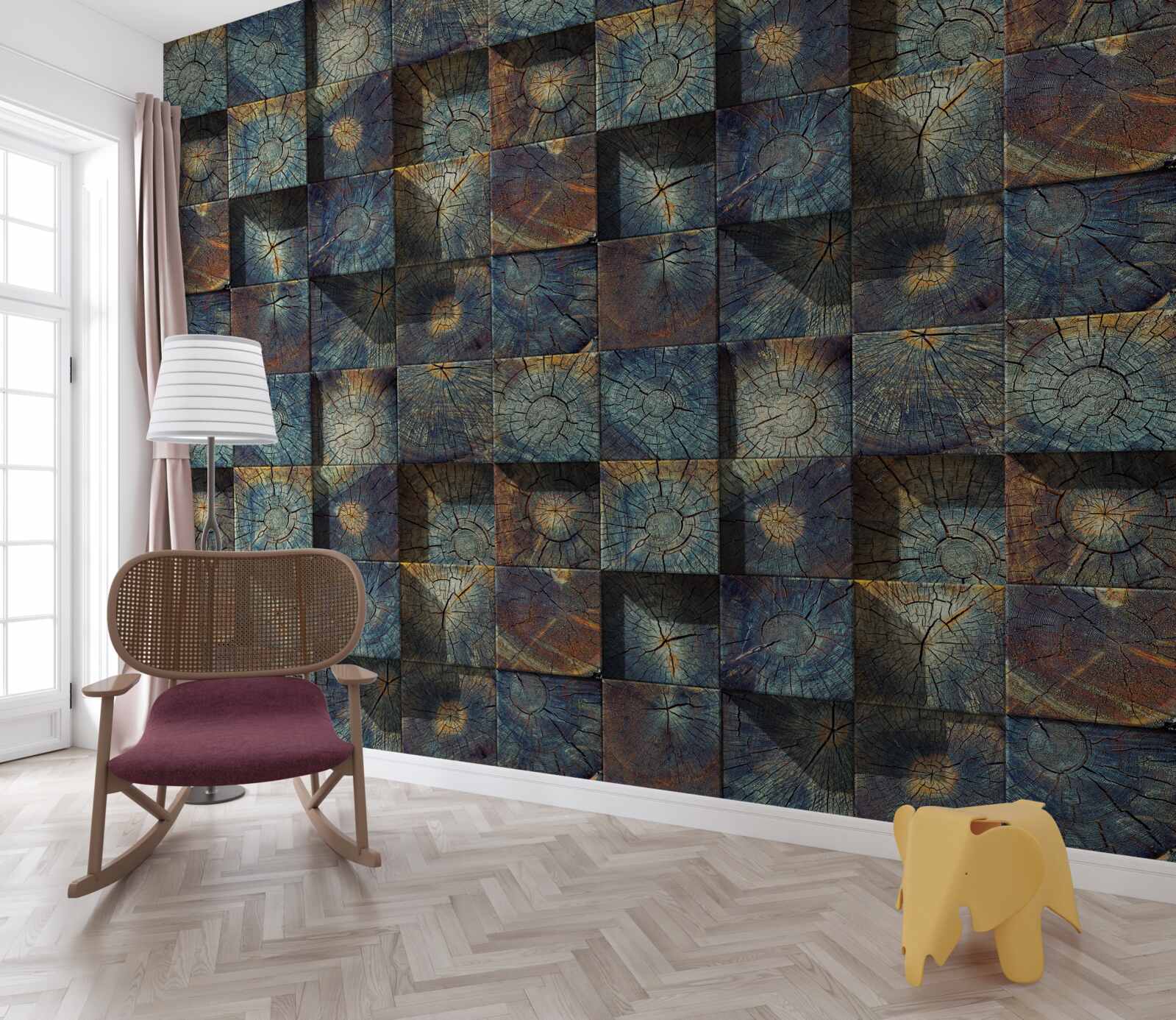 Fototapeta sadenice malých stromov