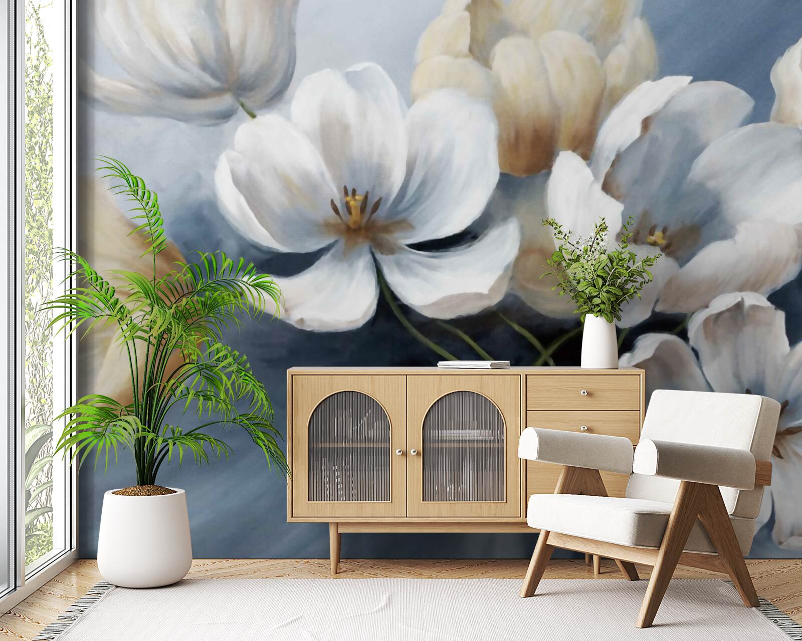 Fototapeta Obrázky so svetlými kvetmi