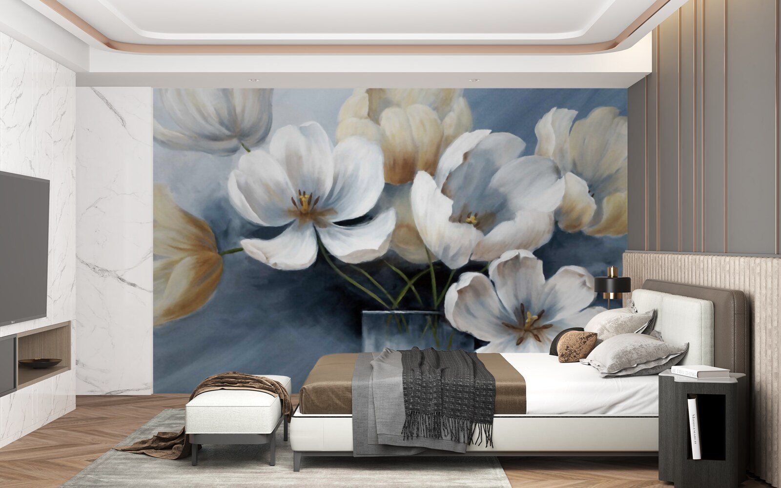 Fototapeta Obrázky so svetlými kvetmi