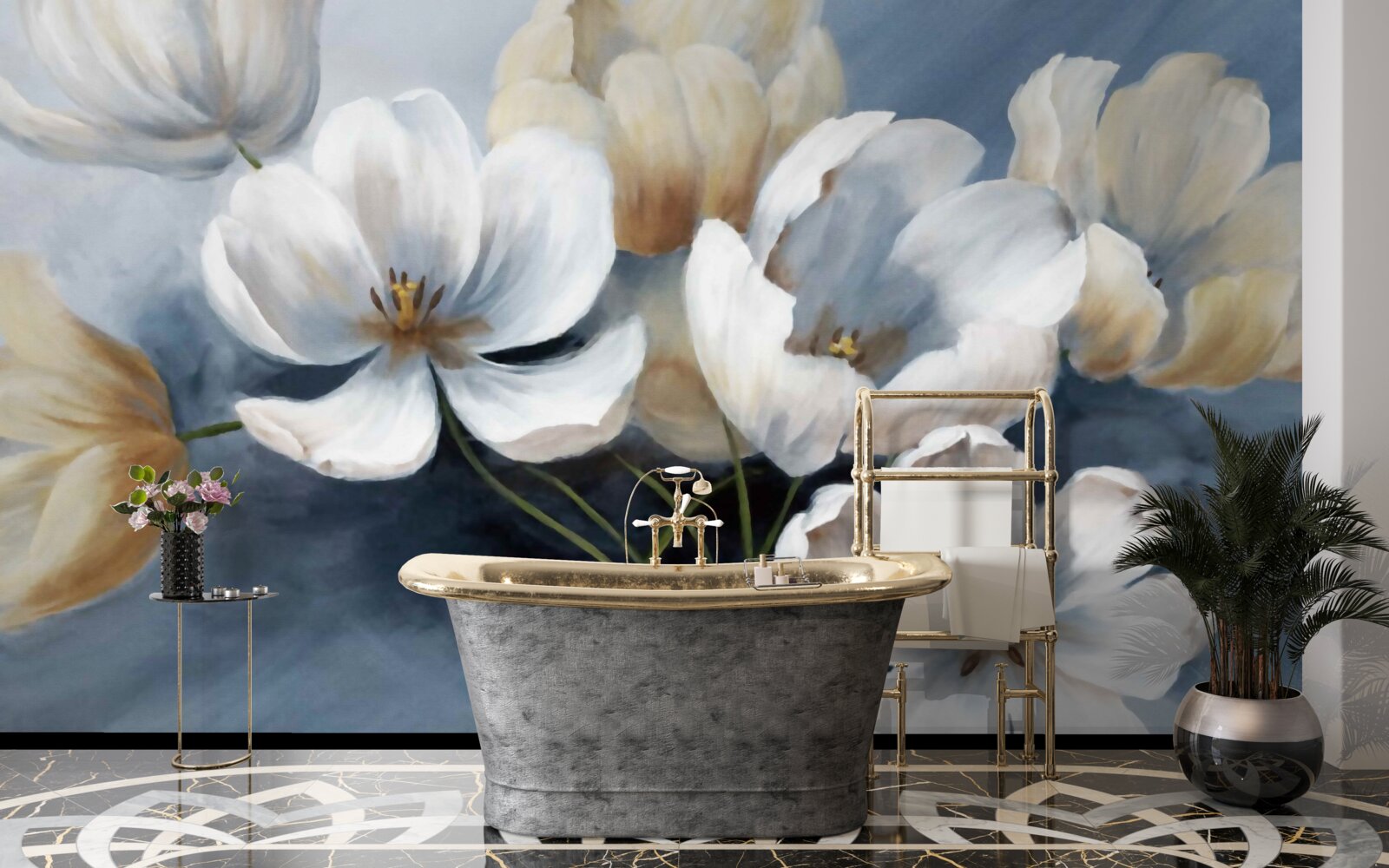 Fototapeta Obrázky so svetlými kvetmi