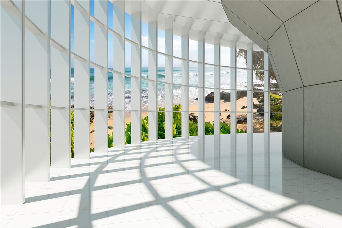 Fototapeta priestranná, svetlá chodba