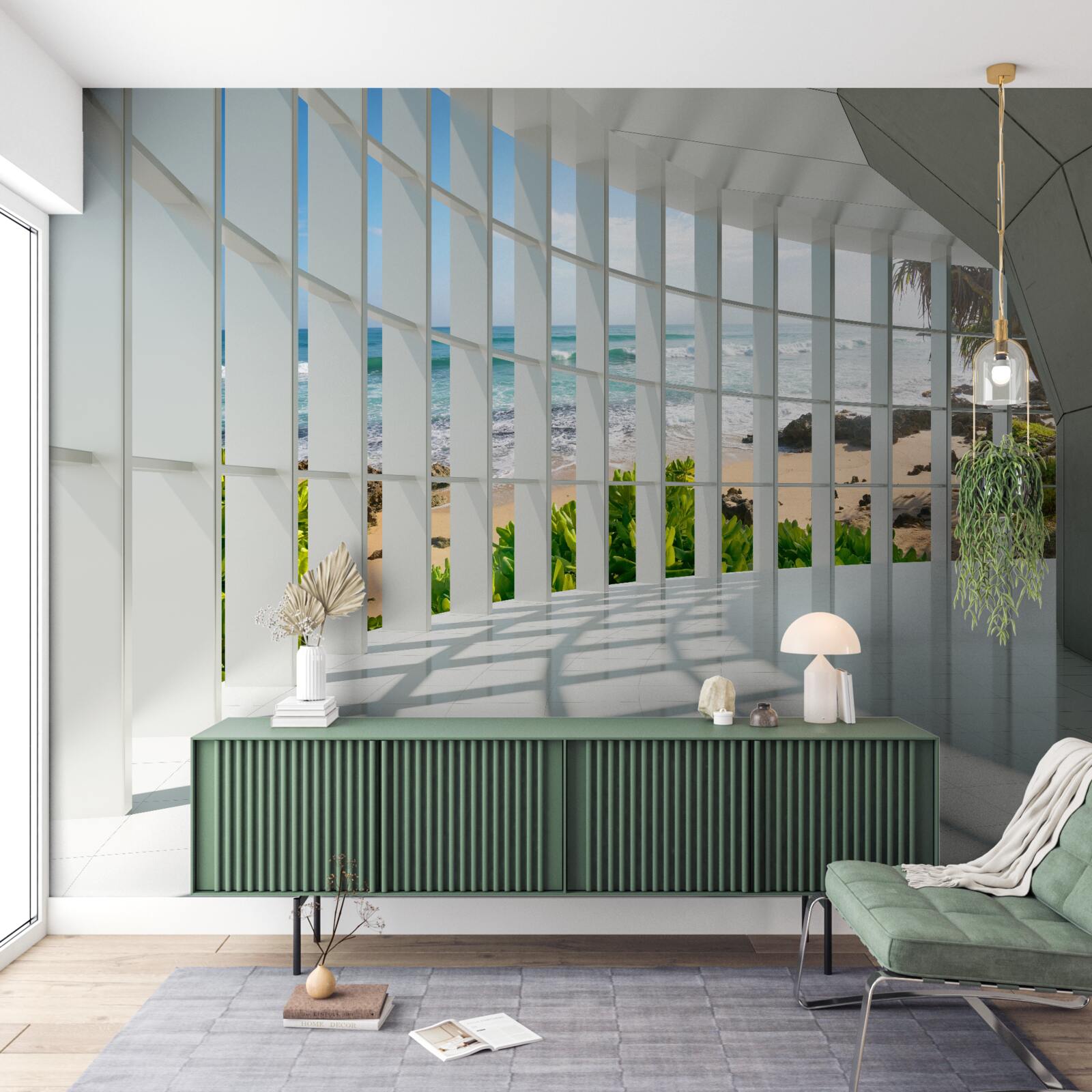 Fototapeta priestranná, svetlá chodba