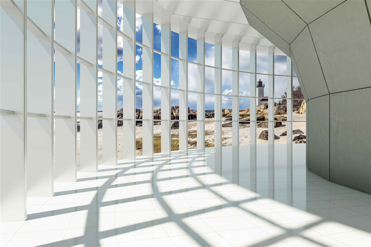 Fototapeta slnečné lúče v tuneli