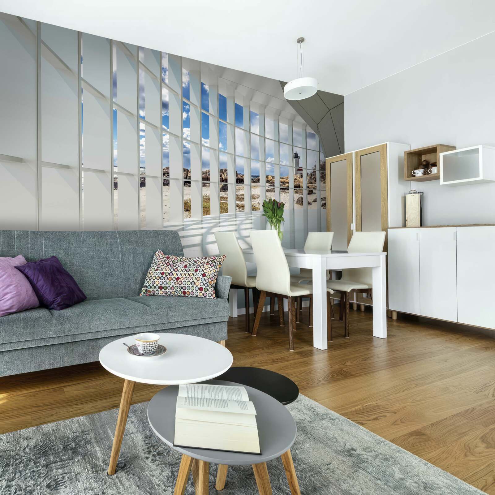 Fototapeta slnečné lúče v tuneli