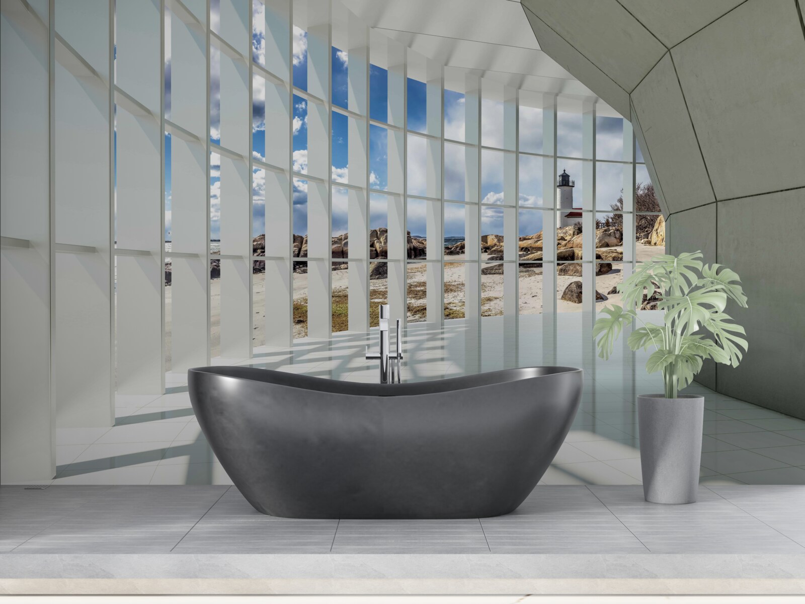 Fototapeta slnečné lúče v tuneli