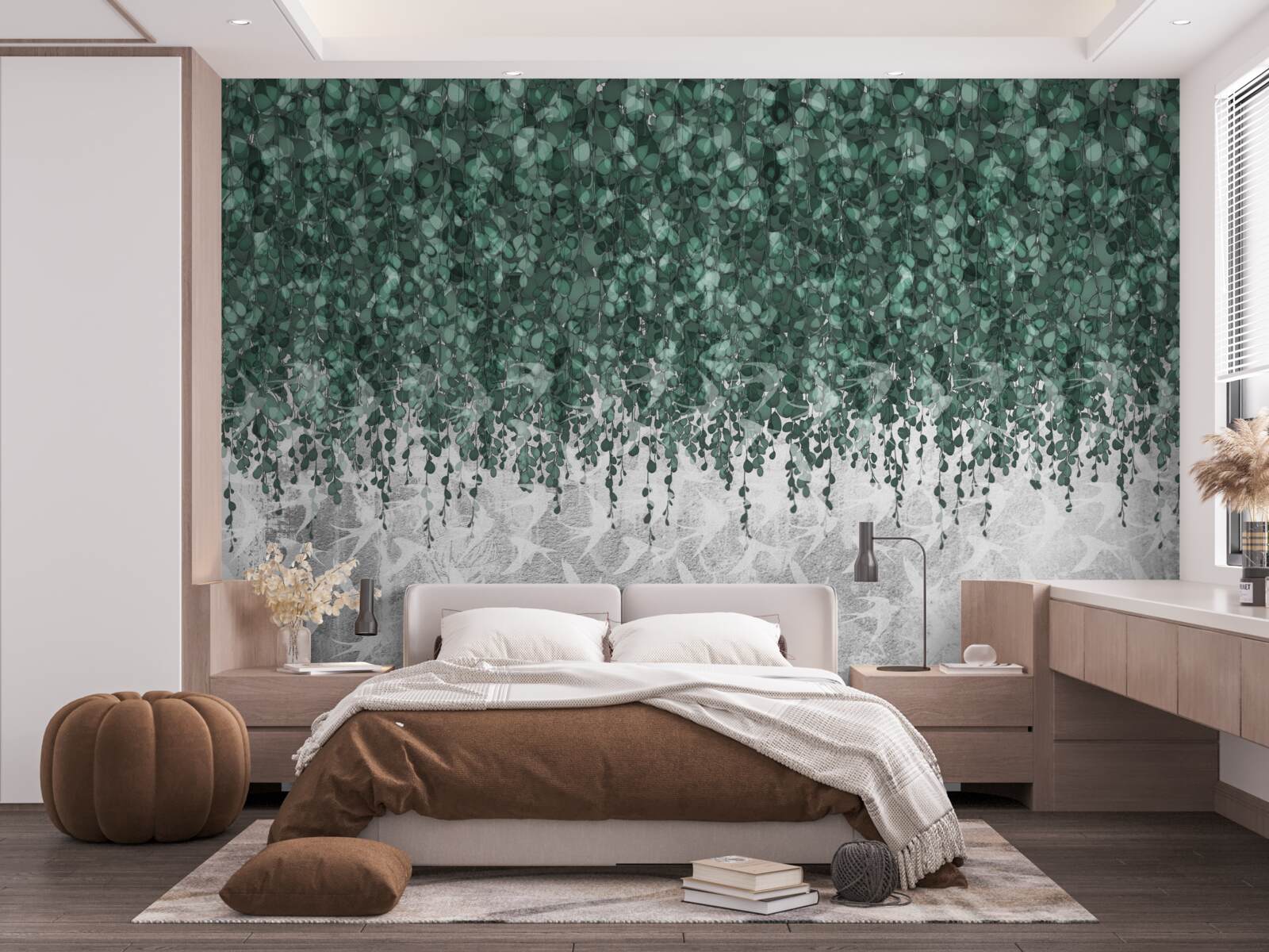 Fototapeta bohaté, zelené, ovisnuté konáre