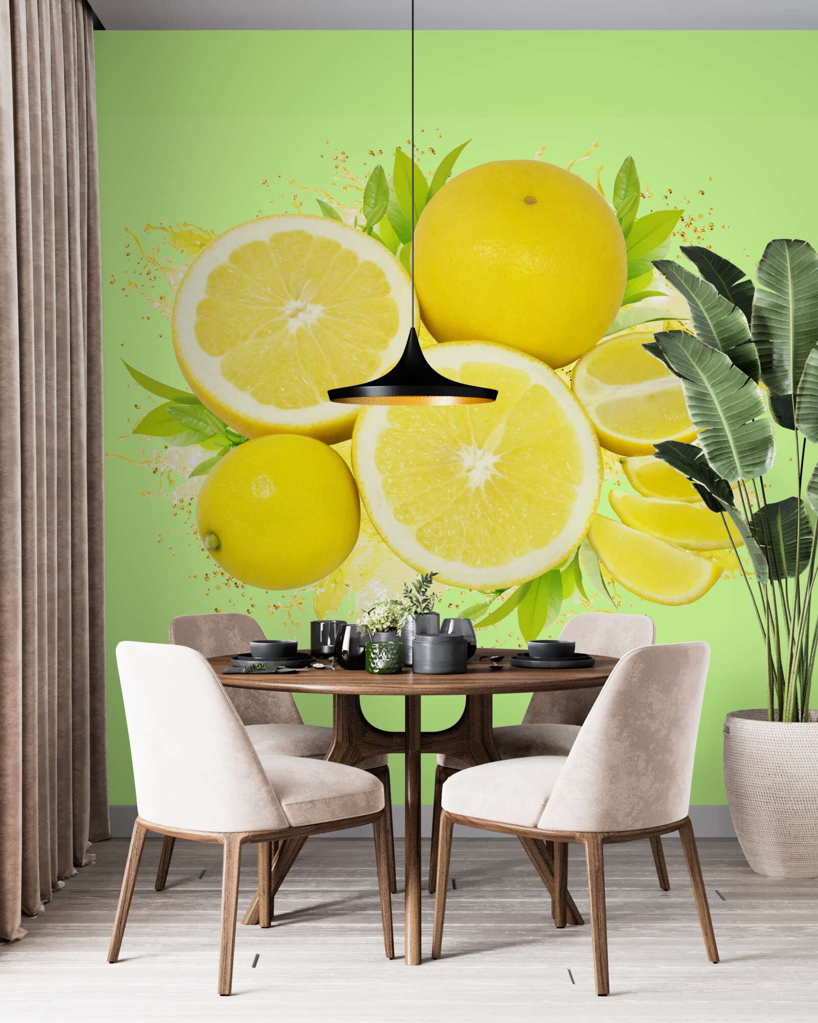 Fototapeta slnečné žlté citróny