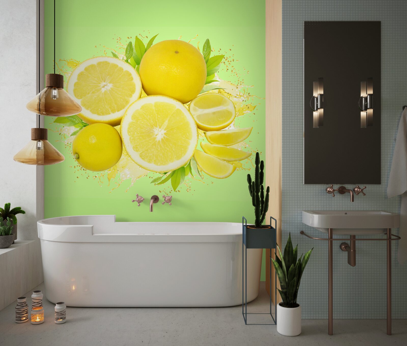 Fototapeta slnečné žlté citróny