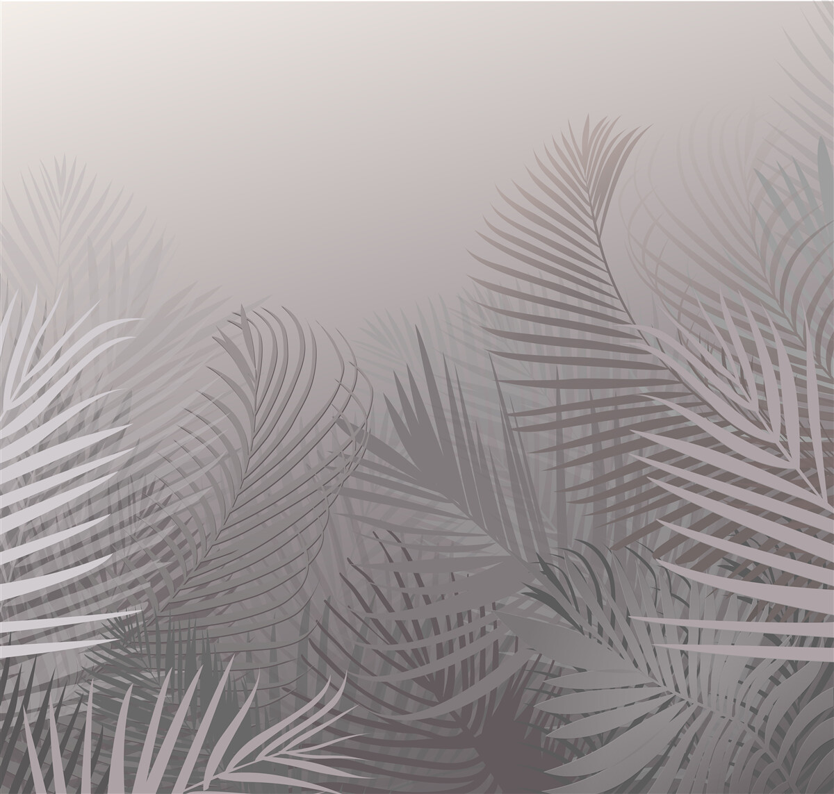 Fototapeta veľké palmové zoznamy