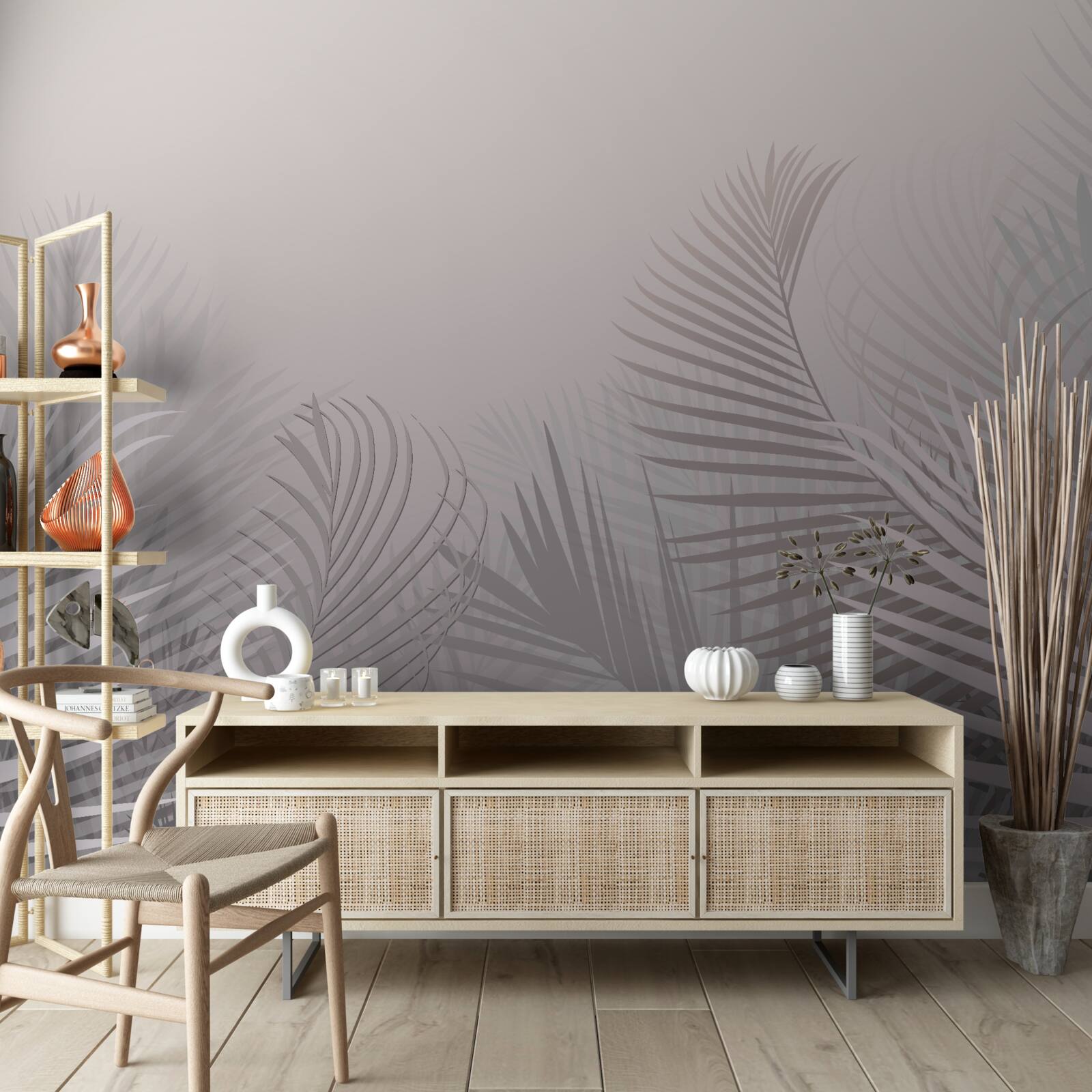 Fototapeta veľké palmové zoznamy