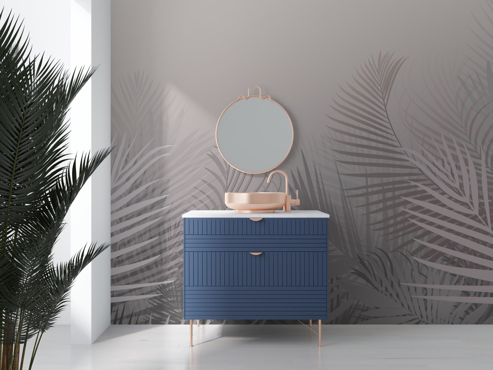 Fototapeta veľké palmové zoznamy