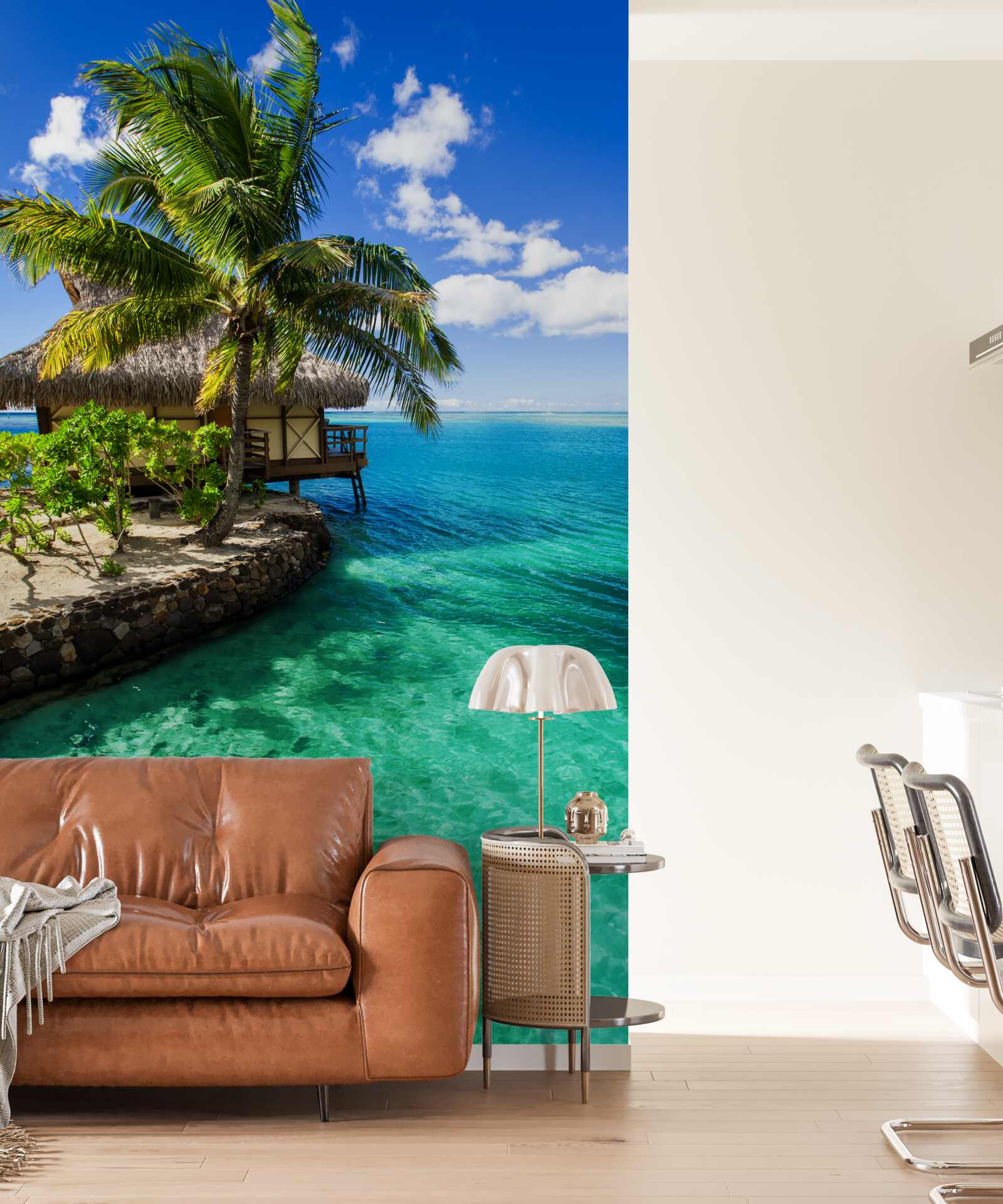 Fototapeta plážový dom na Maldivách