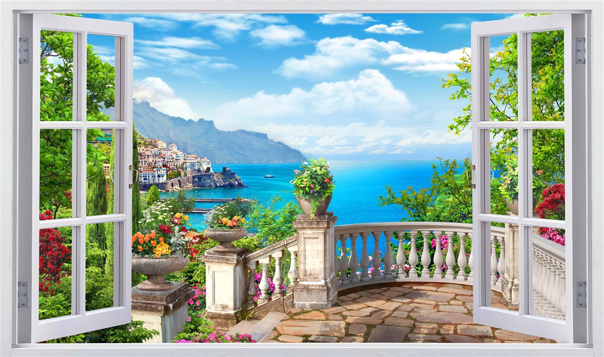 Fototapeta existencia lesa s verandou