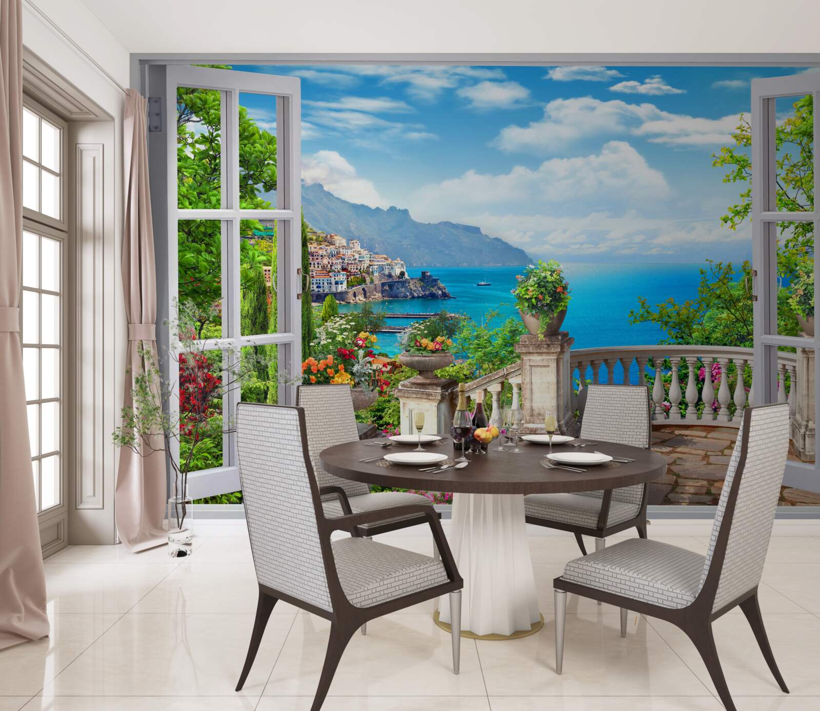 Fototapeta existencia lesa s verandou