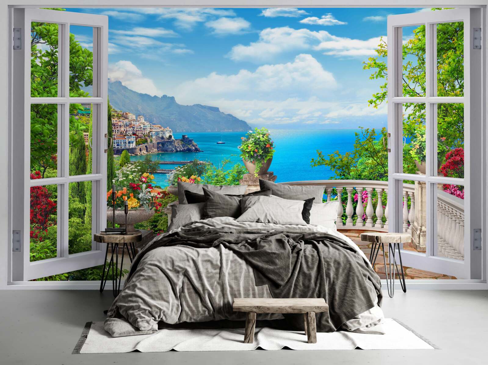 Fototapeta existencia lesa s verandou