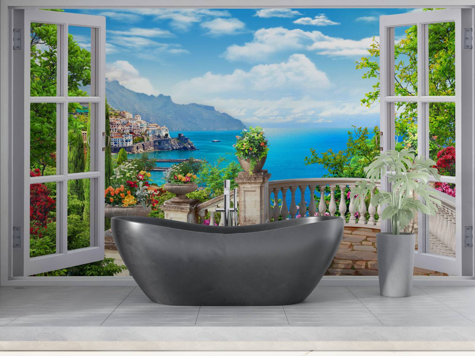 Fototapeta existencia lesa s verandou