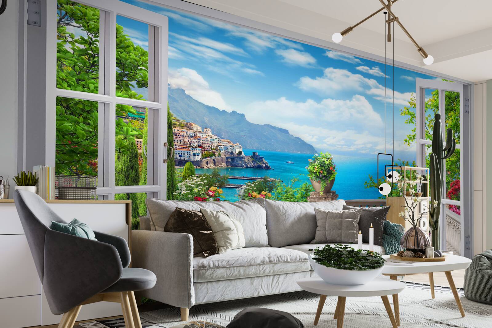 Fototapeta existencia lesa s verandou