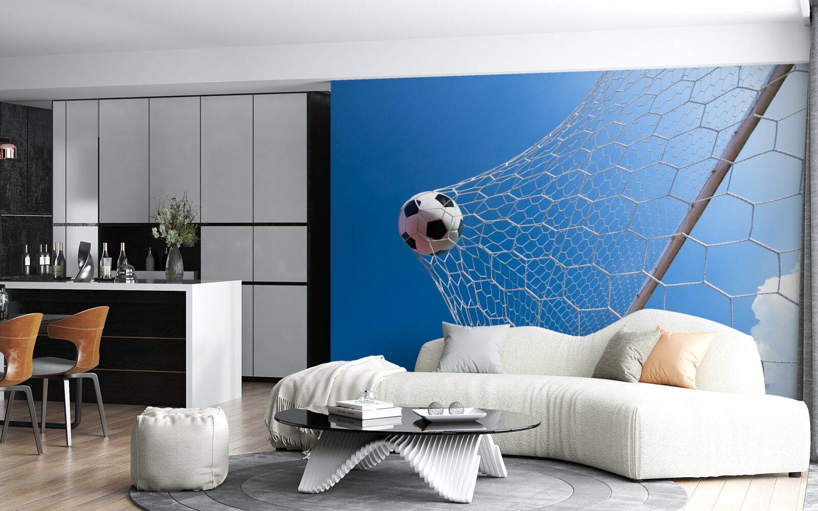 Fototapeta lopta dorazila do siete