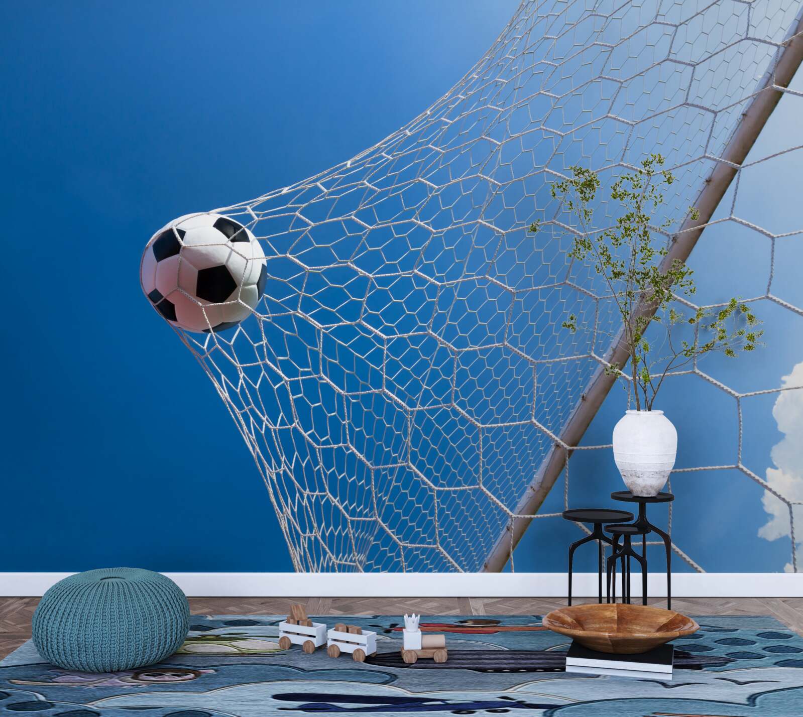 Fototapeta lopta dorazila do siete