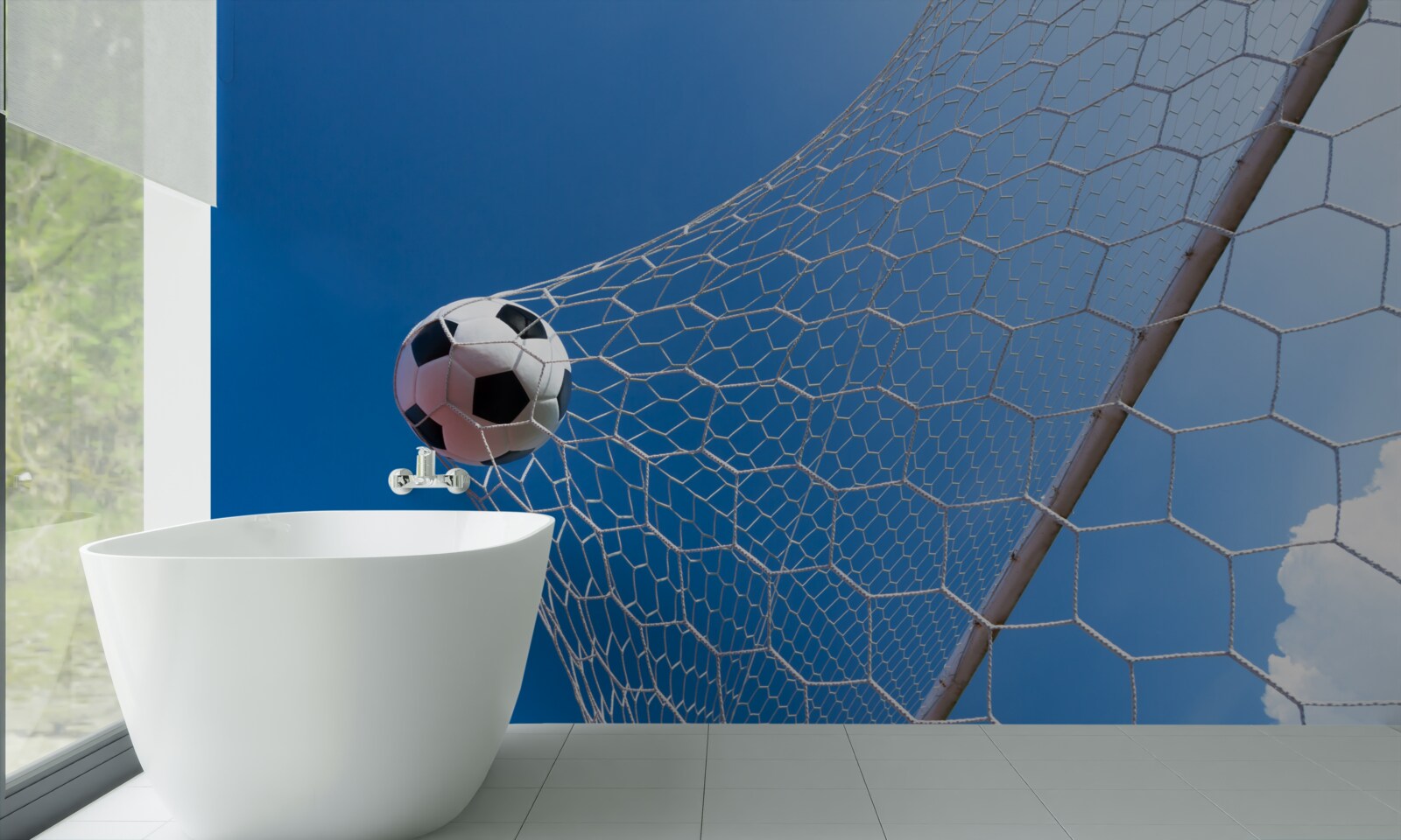 Fototapeta lopta dorazila do siete