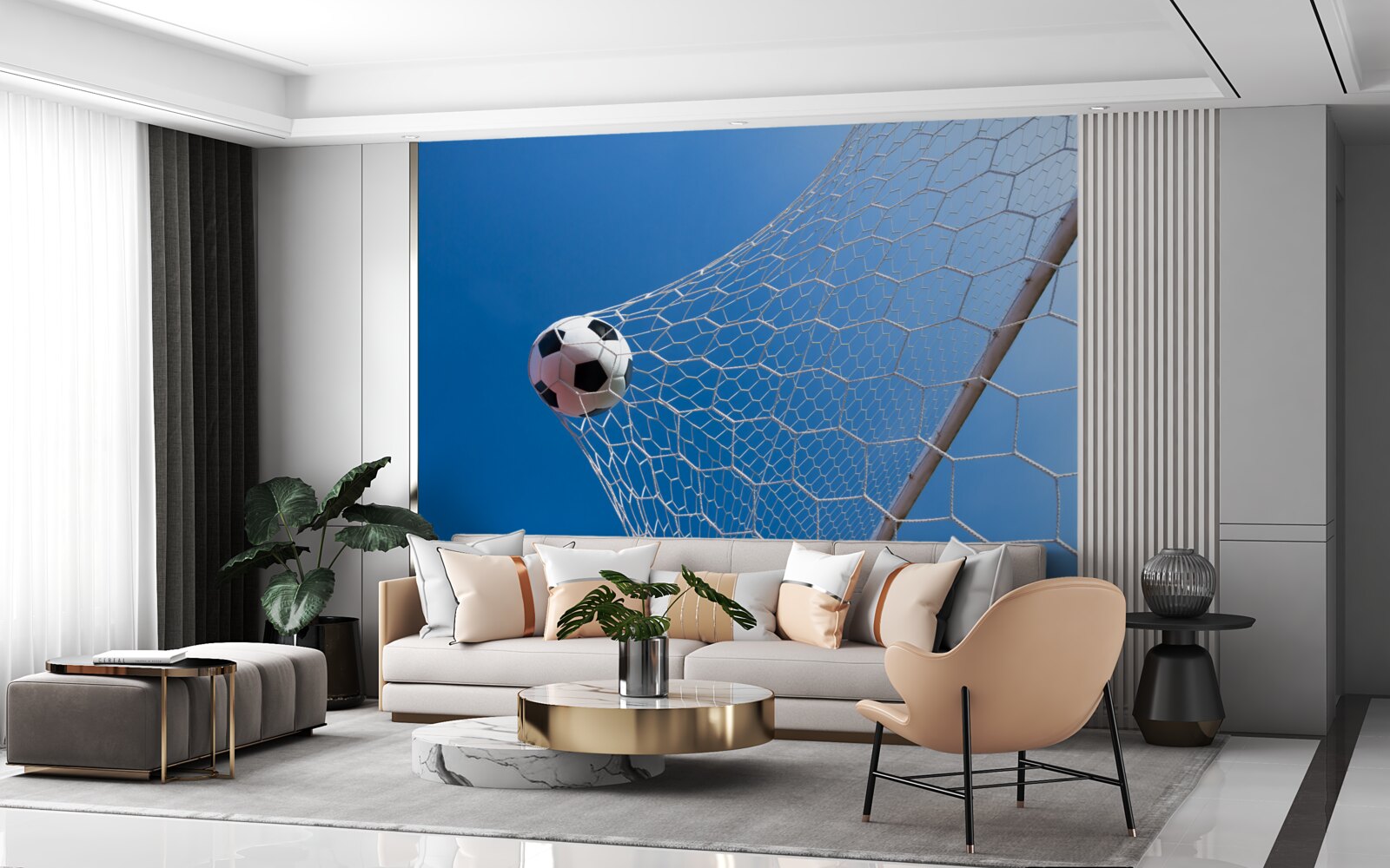 Fototapeta lopta dorazila do siete