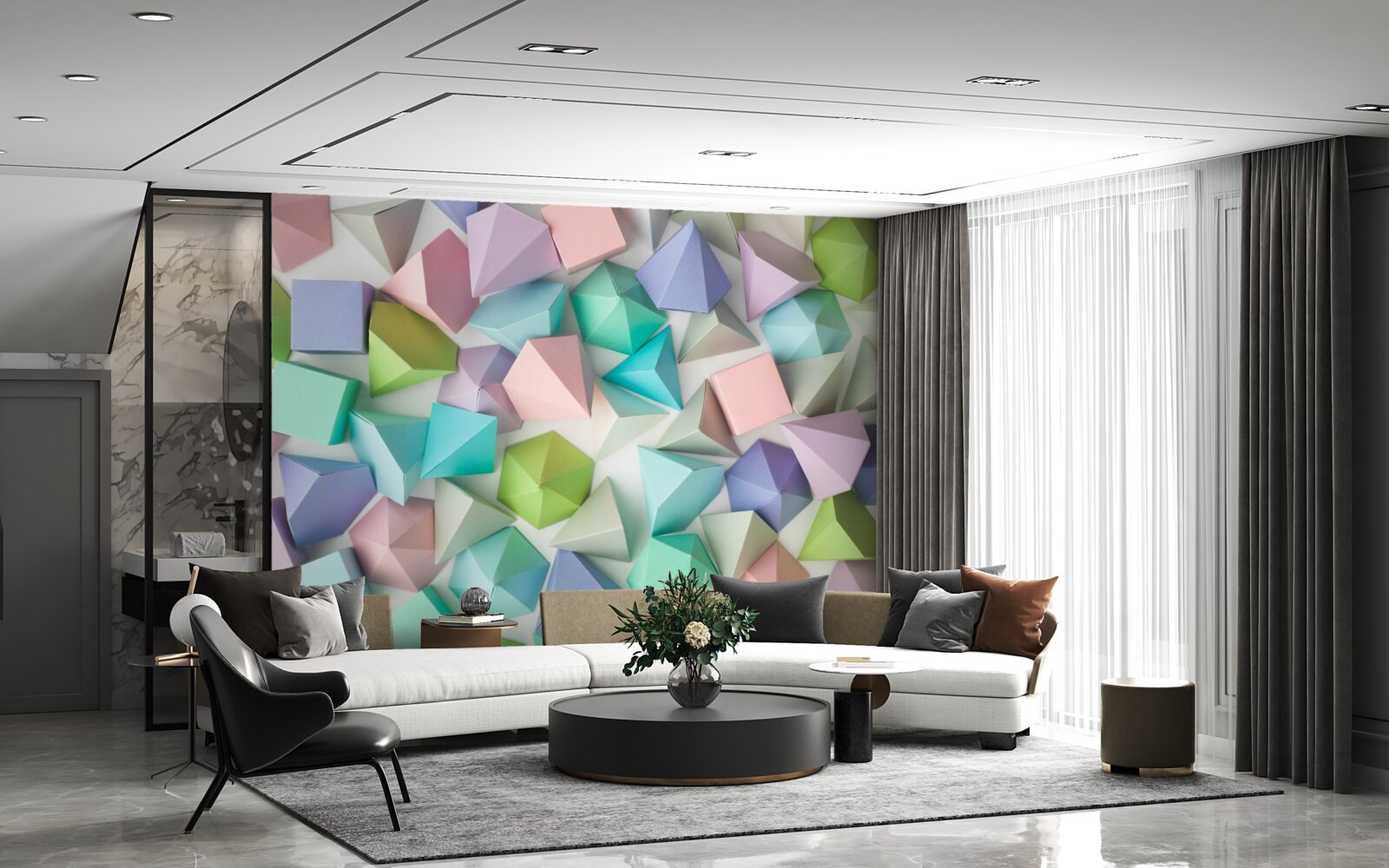 Fototapeta pokrýva postoje rôznych krajín a krajín