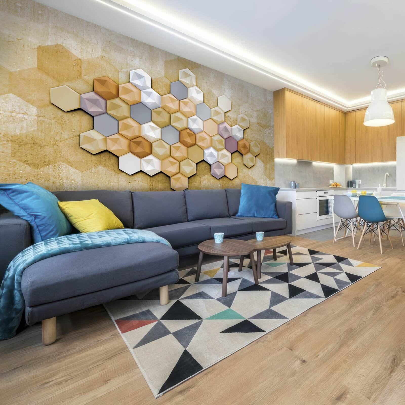 Fototapeta panely s trojrozmerným dizajnom