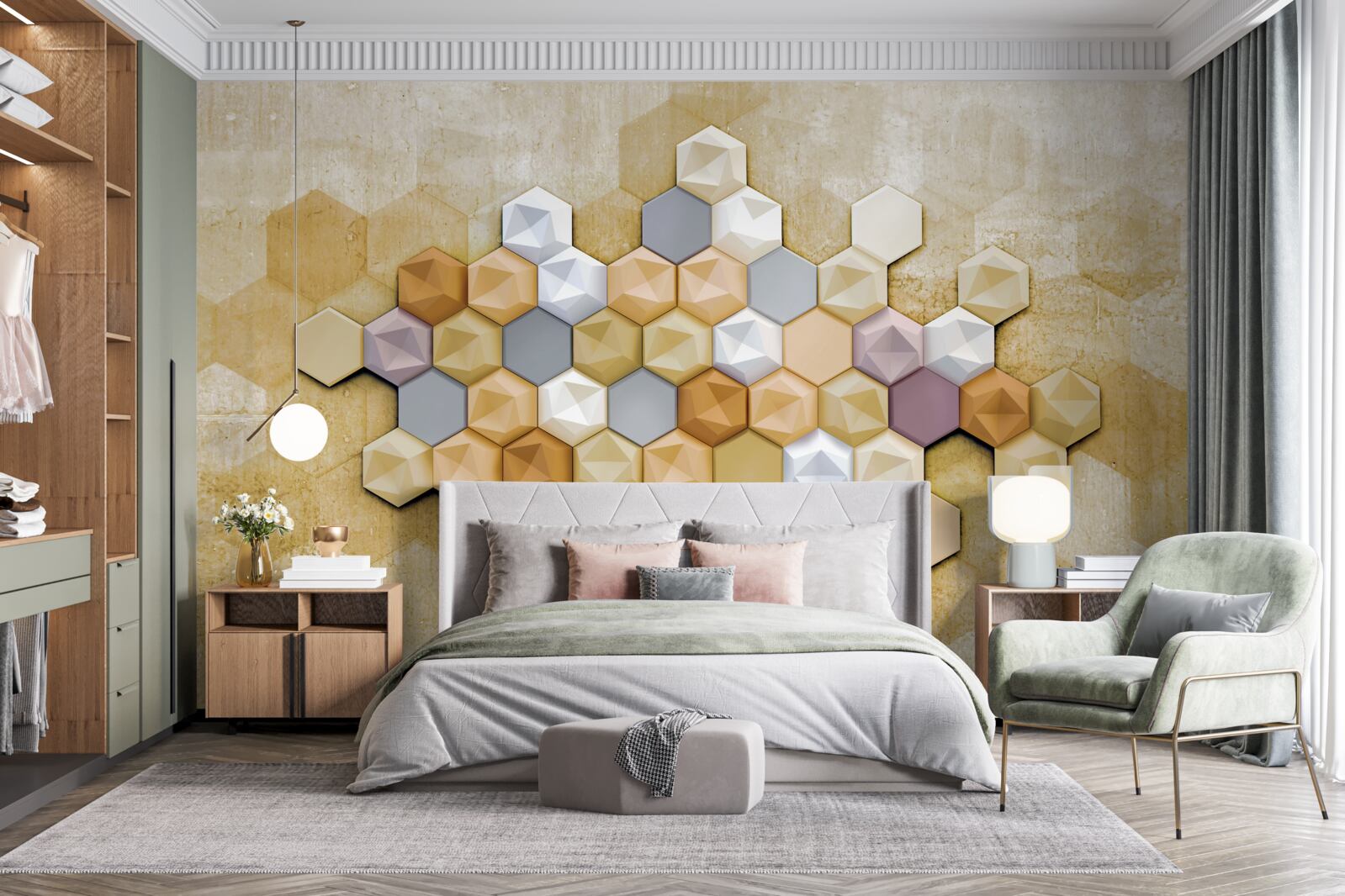 Fototapeta panely s trojrozmerným dizajnom