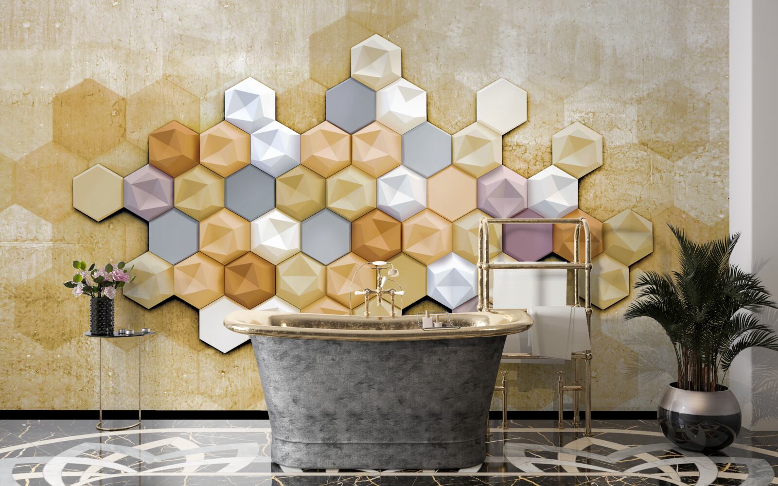 Fototapeta panely s trojrozmerným dizajnom