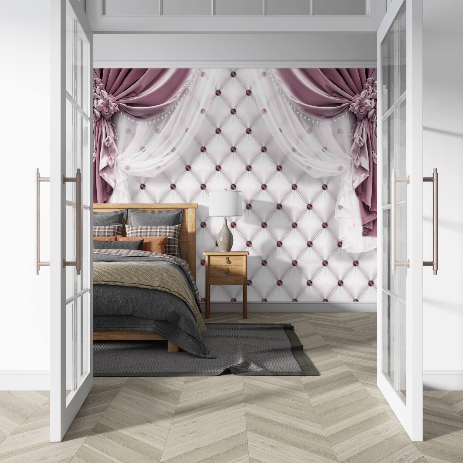 Fototapeta levanduľové závesy