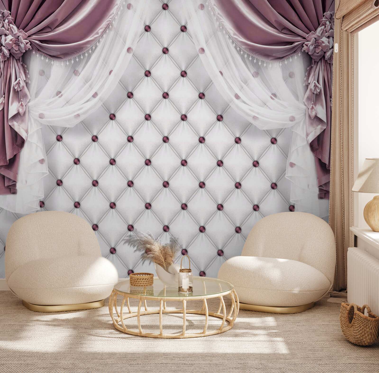 Fototapeta levanduľové závesy