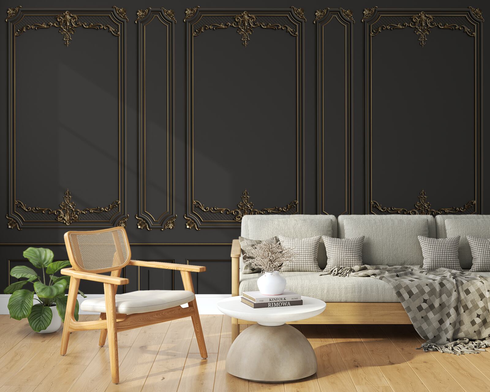 Fototapeta tradičná vnútorná stena