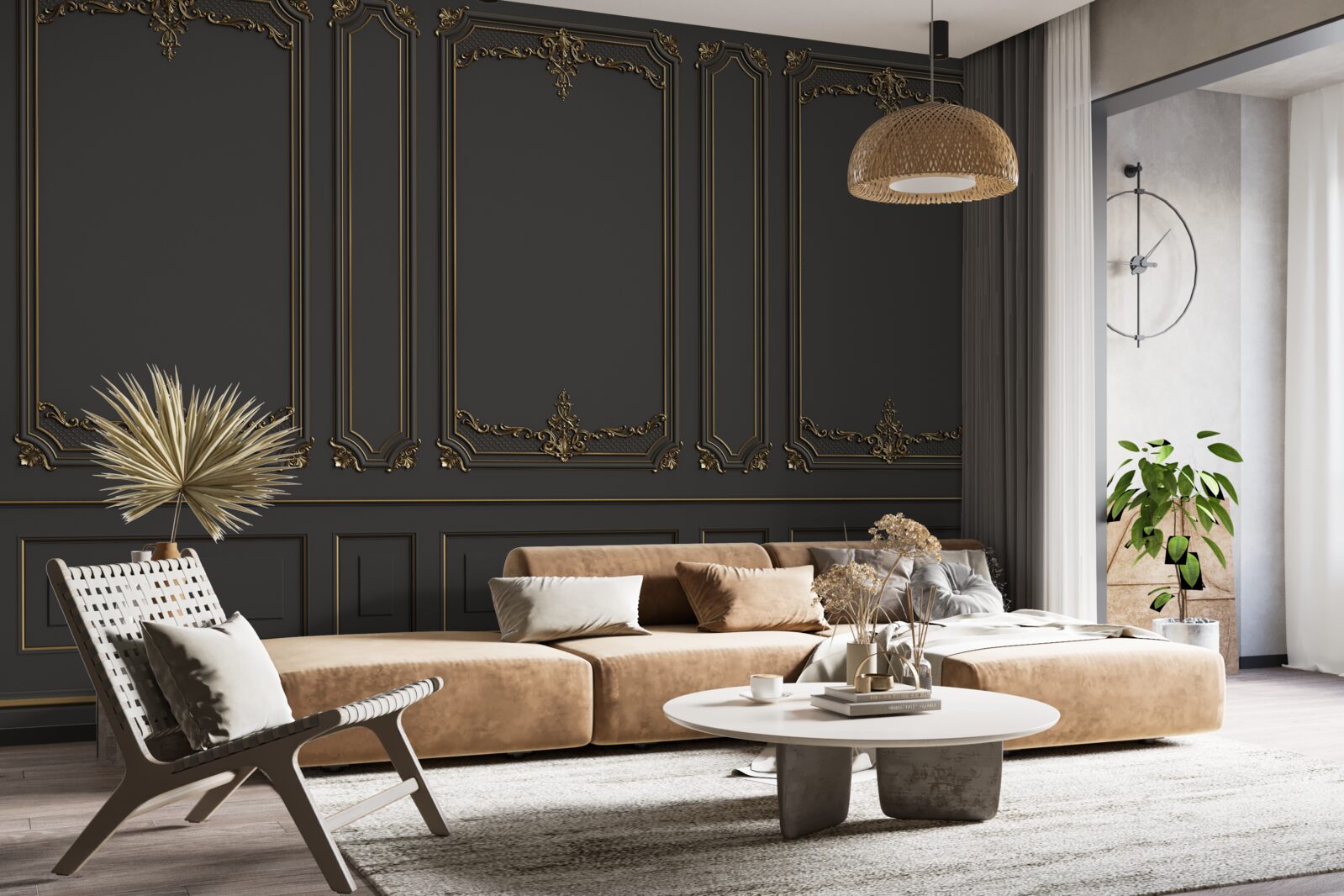 Fototapeta tradičná vnútorná stena