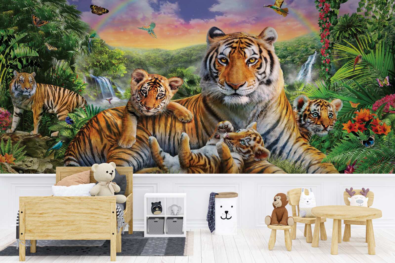 Fototapeta tigrí rodinka