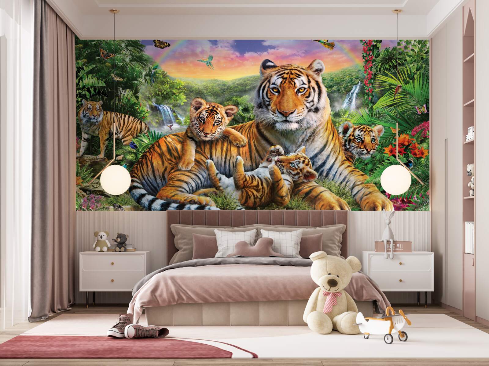 Fototapeta tigrí rodinka