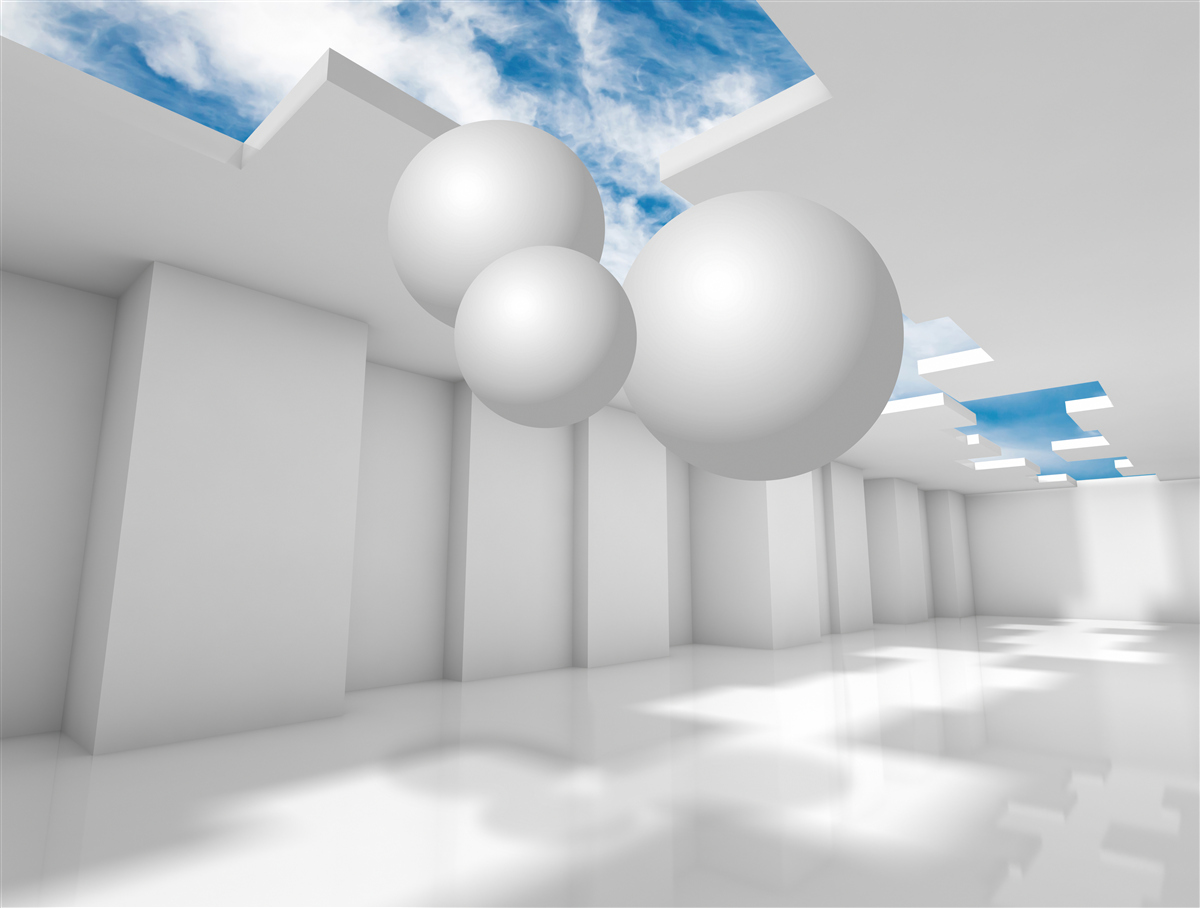 Fototapeta svetlý sklad