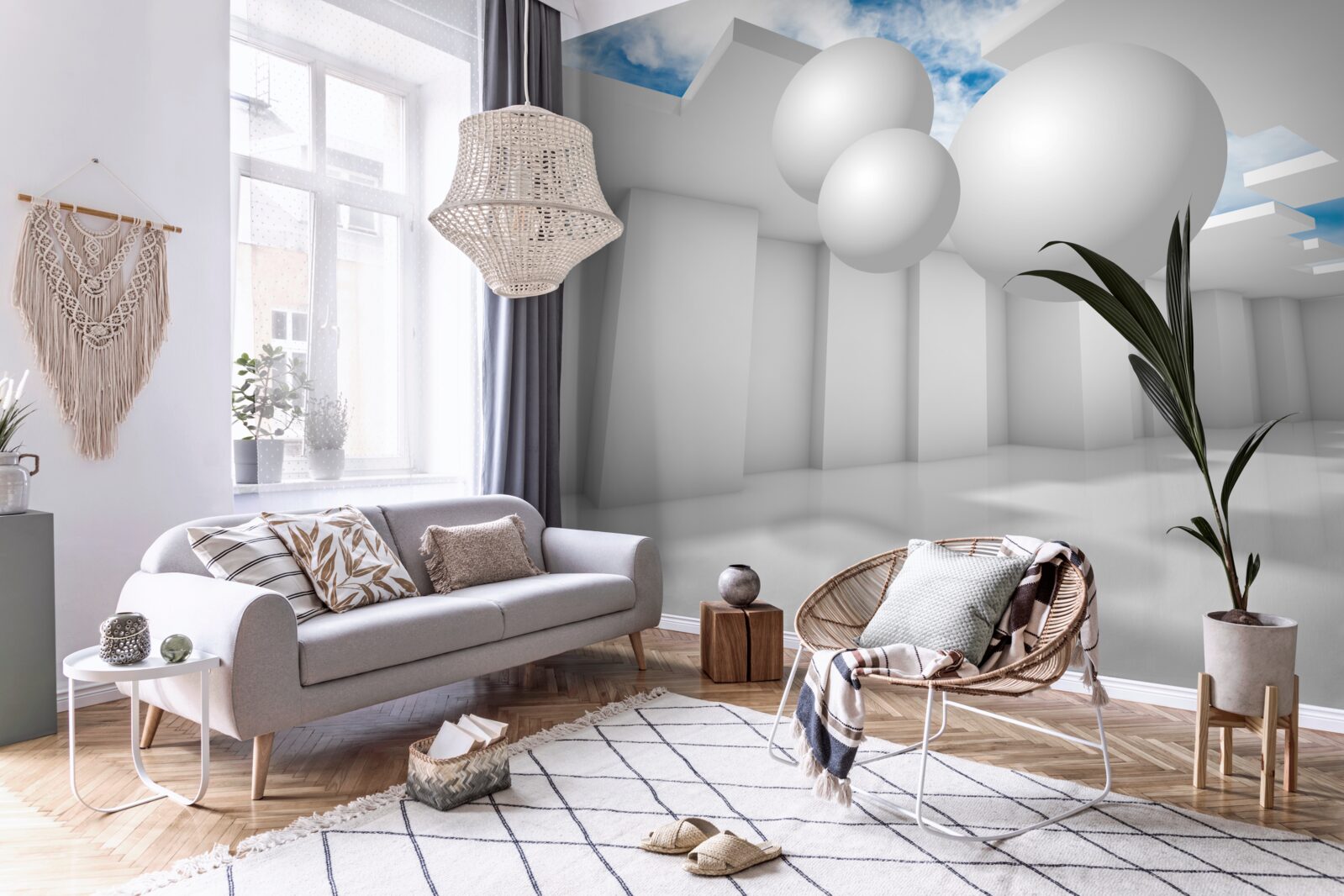 Fototapeta svetlý sklad