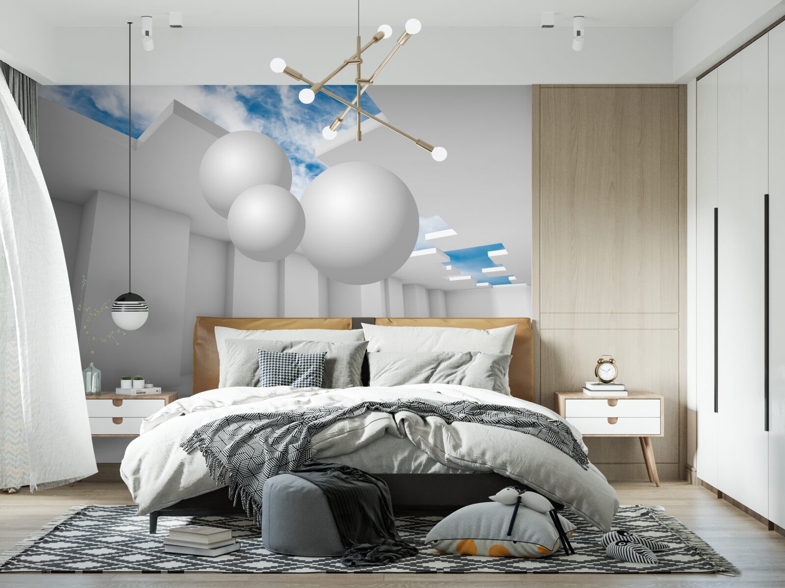 Fototapeta svetlý sklad