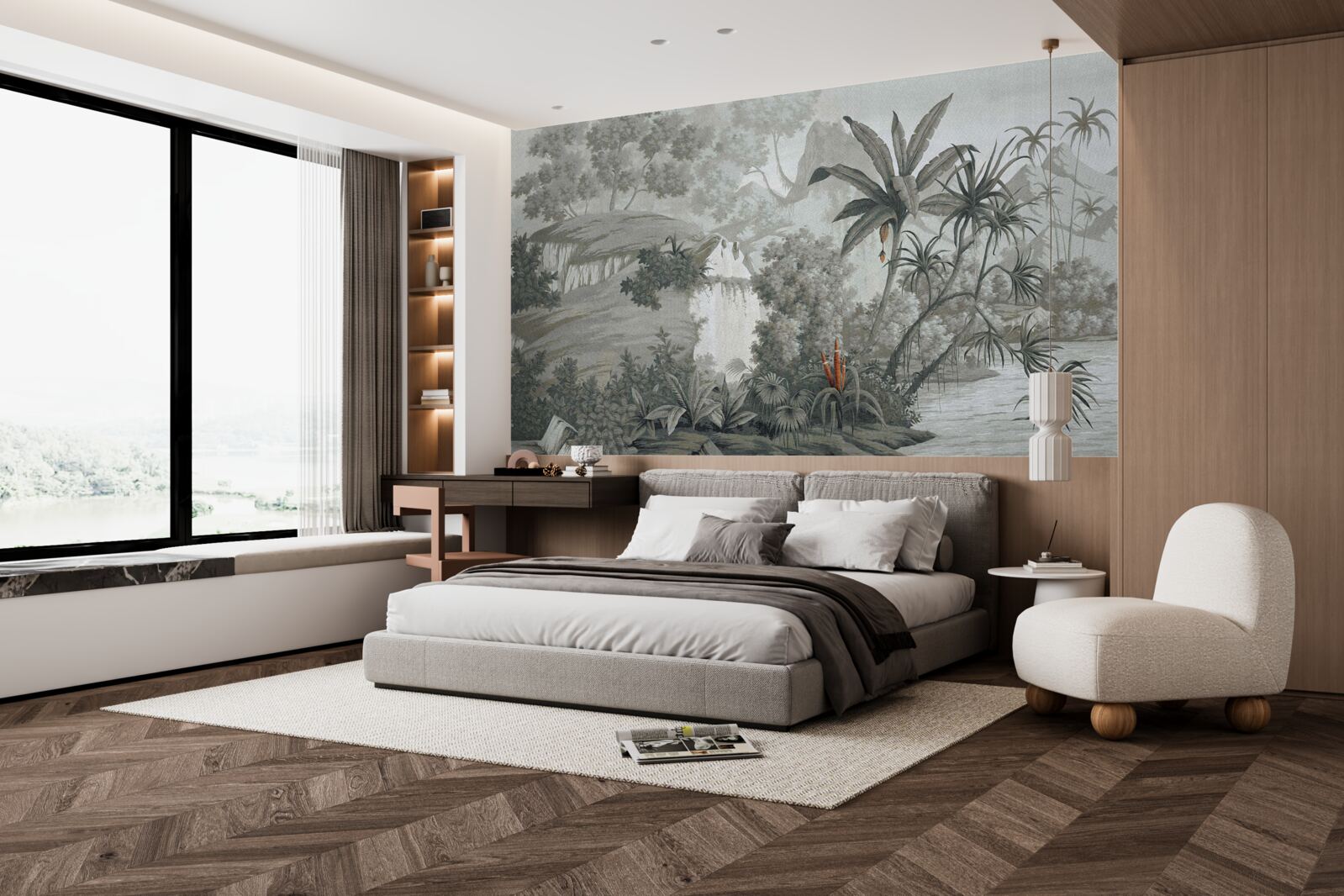 Fototapeta temná džungľa